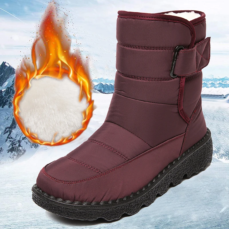 Platform Women Boots Snow Fashion Shoes Woman Waterproof Ladies Shoes Flat Ankle Boots New Fur Women's Winter Boots Botas Mujer
Platform Women Boots Snow Fashion Shoes Woman Waterproof Ladies Shoes Flat Ankle Boots New Fur Women's Winter Boots Botas Mujer