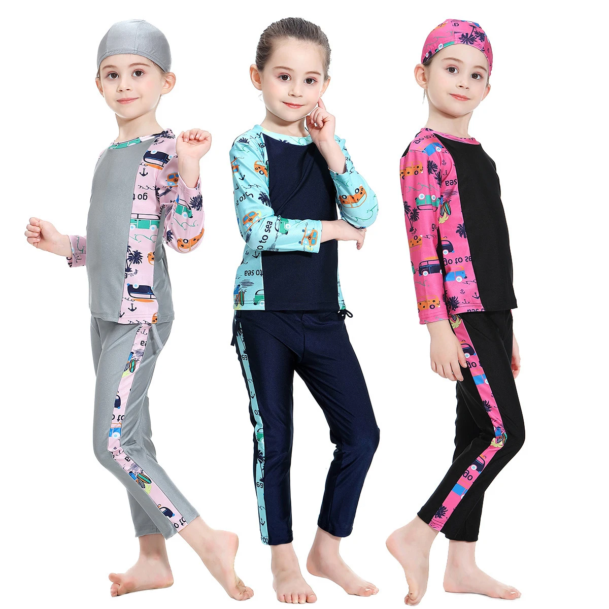 Kids Swimwear Full Coverage Conservative Arabian Quick-dry Swimsuits High Elastic Modest Islamic Swimming Pool Bathing Beachwear
Kids Swimwear Full Coverage Conservative Arabian Quick-dry Swimsuits High Elastic Modest Islamic Swimming Pool Bathing Beachwear