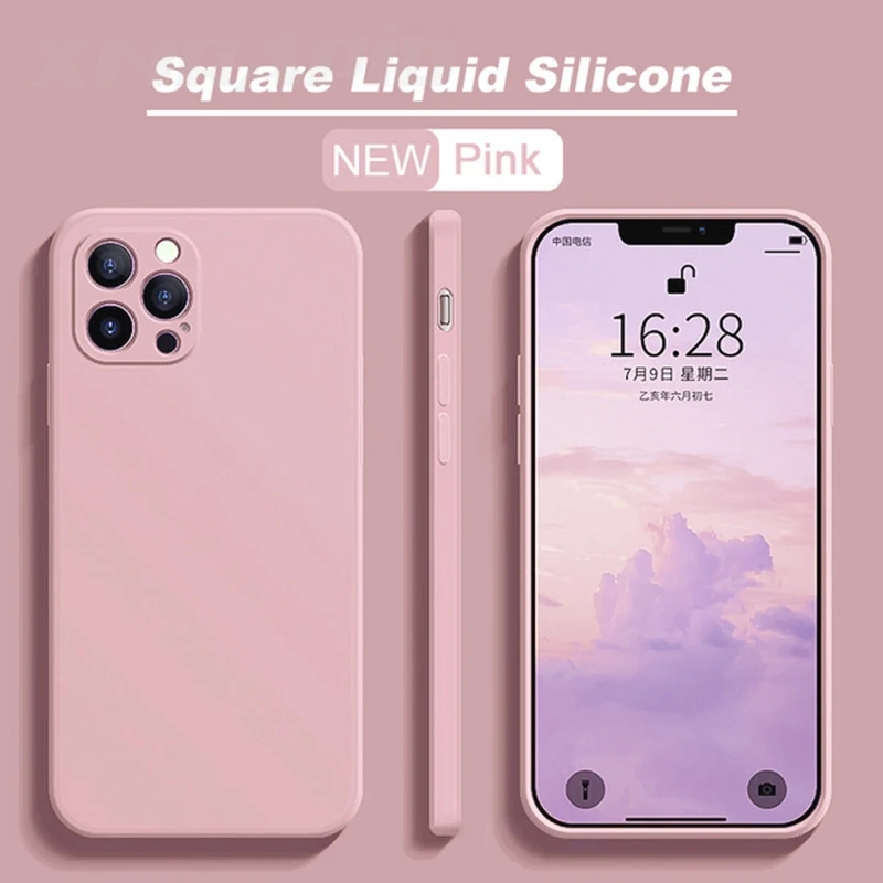 Case For Apple iPhone 14 Pro Max Funda Official Square Liquid Silicone Cover Coque For iPhone13 12 13 14 X XS XR 6 7 8 Plus Case
Case For Apple iPhone 14 Pro Max Funda Official Square Liquid Silicone Cover Coque For iPhone13 12 13 14 X XS XR 6 7 8 Plus Case