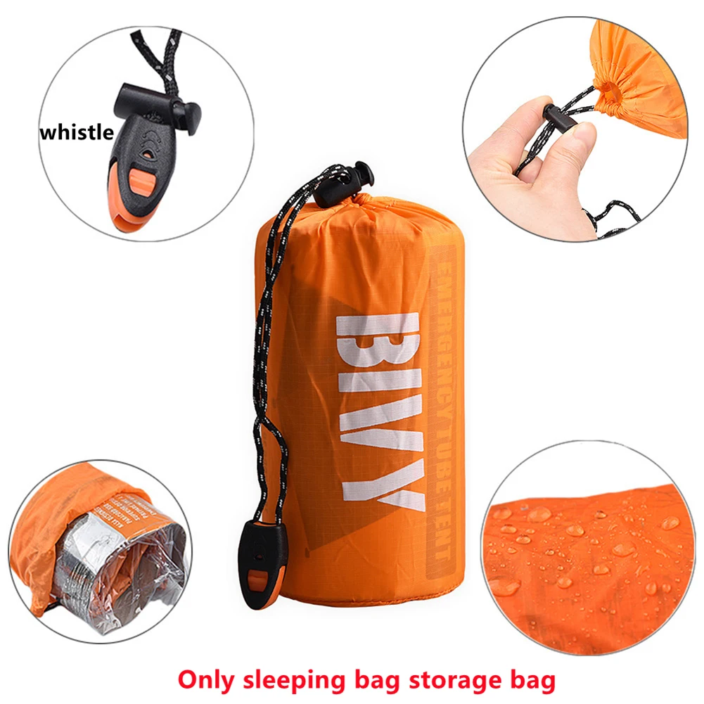 Outdoor Emergency Thermal Waterproof Sleeping Storage Bag Sack Large Capacity Fit Field Exploration Survey Tourism Storage Bag
Outdoor Emergency Thermal Waterproof Sleeping Storage Bag Sack Large Capacity Fit Field Exploration Survey Tourism Storage Bag
