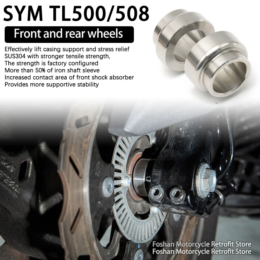 FOR SYM TL500 / 508 2020 2021 2022 2023 Parts Front and rear wheel stabilizer sleeve NEW Motorcycle Accessories
FOR SYM TL500 / 508 2020 2021 2022 2023 Parts Front and rear wheel stabilizer sleeve NEW Motorcycle Accessories