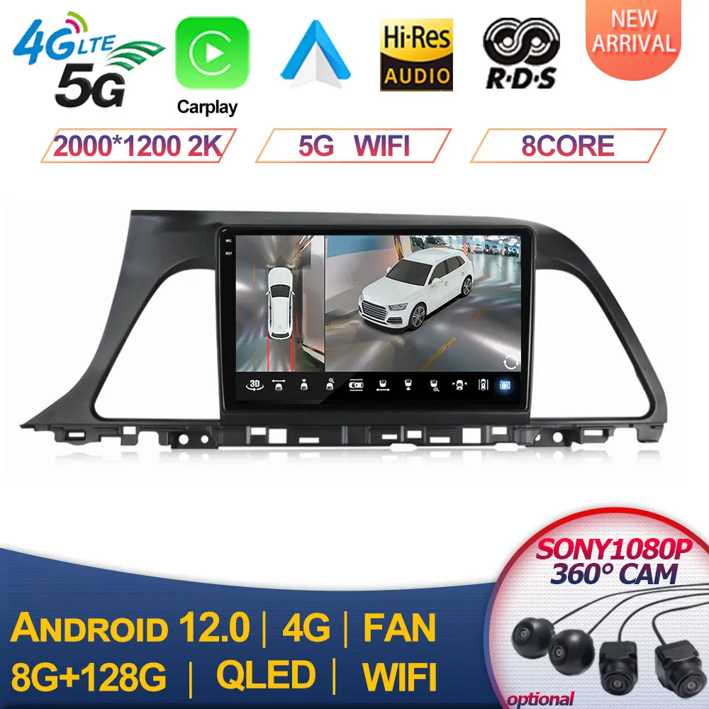 for HYUNDAI SONATA LF 2015 - 2018 CAR Multimedia Video Radio Player 2000x1200 2.5D+QLED Screen DPS 8+128G WIFI BT DVD No 2 DIN
for HYUNDAI SONATA LF 2015 - 2018 CAR Multimedia Video Radio Player 2000x1200 2.5D+QLED Screen DPS 8+128G WIFI BT DVD No 2 DIN