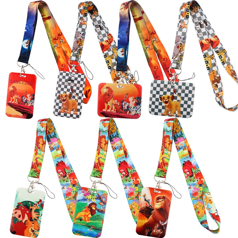 Lion king Art Cartoon Anime Fashion Lanyards Bus ID Name Work Card Holder Accessories Decorations Kids Gifts
Lion king Art Cartoon Anime Fashion Lanyards Bus ID Name Work Card Holder Accessories Decorations Kids Gifts