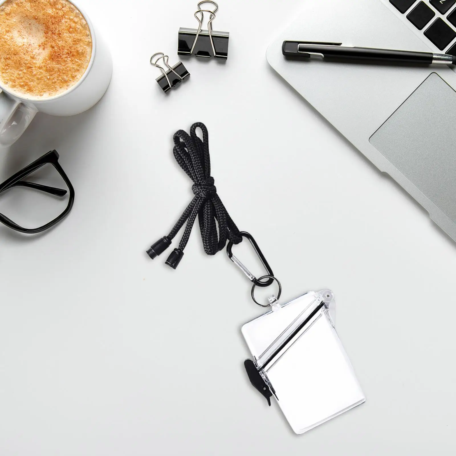 Acrylic Waterproof ID Badge Holder with Lanyard Portable Crush Resistant Accessory 
Acrylic Waterproof ID Badge Holder with Lanyard Portable Crush Resistant Accessory