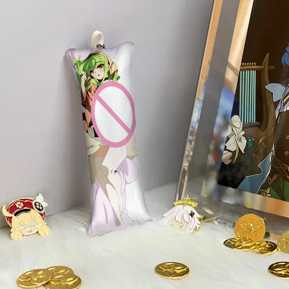 Code Geass C.C Key Chain Mini Dakimakura Pendant Anime Accessories Key Ring Small Cute Body Pillow Bag Key ring Pendants
Code Geass C.C Key Chain Mini Dakimakura Pendant Anime Accessories Key Ring Small Cute Body Pillow Bag Key ring Pendants