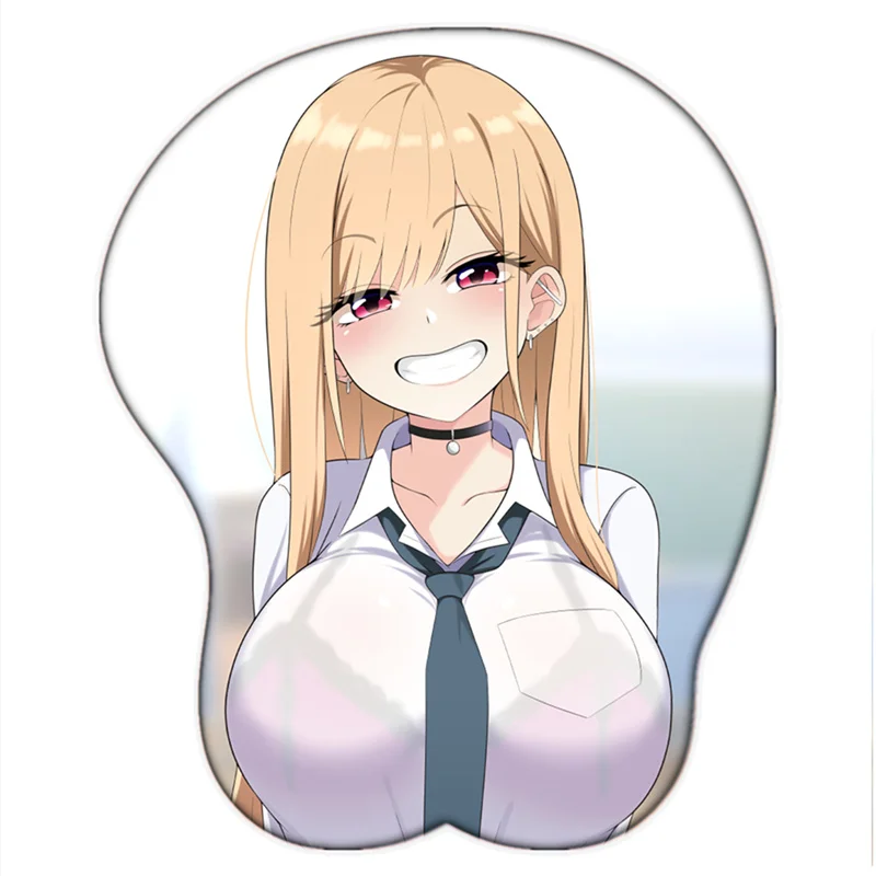 New Anime My Dress-Up Darling Marin Kitagawa Sexy Big Breast Mouse Pad 3D Cute Manga Pad with Wrist Oppai Silicone Gel Boob Mat
New Anime My Dress-Up Darling Marin Kitagawa Sexy Big Breast Mouse Pad 3D Cute Manga Pad with Wrist Oppai Silicone Gel Boob Mat