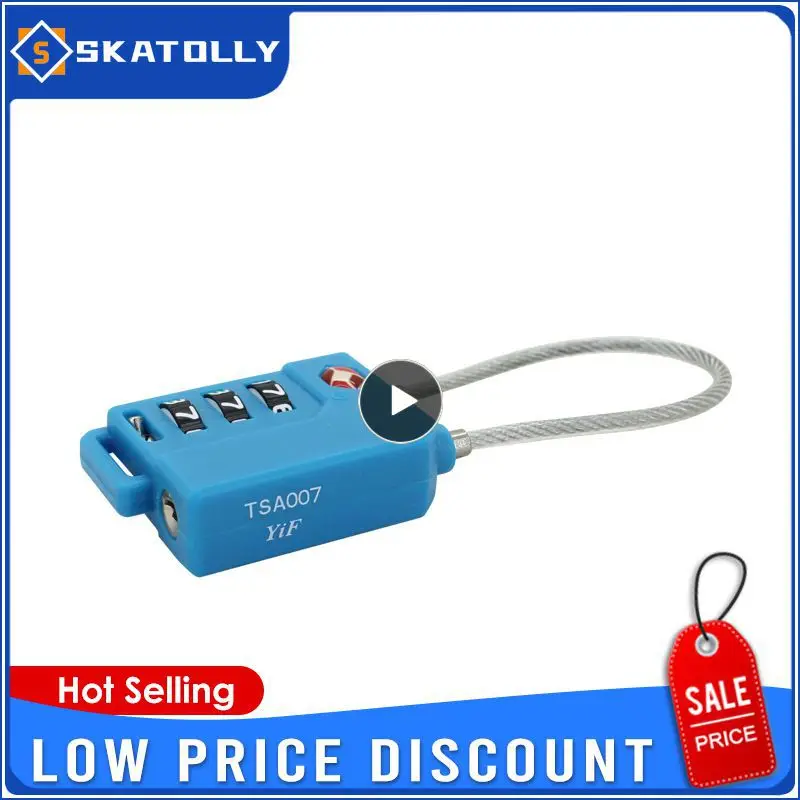 1~10PCS Digit Password Lock TSA Steel Wire Lock Customs Code Lock for Travel Suitcase Luggage
1~10PCS Digit Password Lock TSA Steel Wire Lock Customs Code Lock for Travel Suitcase Luggage