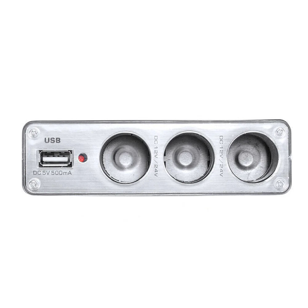 Car Cigar Lighter Multi Socket Triple Splitter USB Port Charger Adapter 12V Accessories High-quality Car Cigarette Lighter
Car Cigar Lighter Multi Socket Triple Splitter USB Port Charger Adapter 12V Accessories High-quality Car Cigarette Lighter