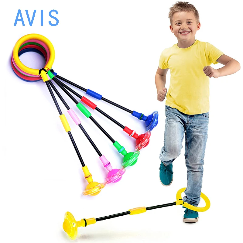 AVIS Skip Ball for Kids Foldable Ankle Skip Ball Colorful Light Flashing Jumping Ring Fitness Jump Rope Sports Swing Ball
AVIS Skip Ball for Kids Foldable Ankle Skip Ball Colorful Light Flashing Jumping Ring Fitness Jump Rope Sports Swing Ball