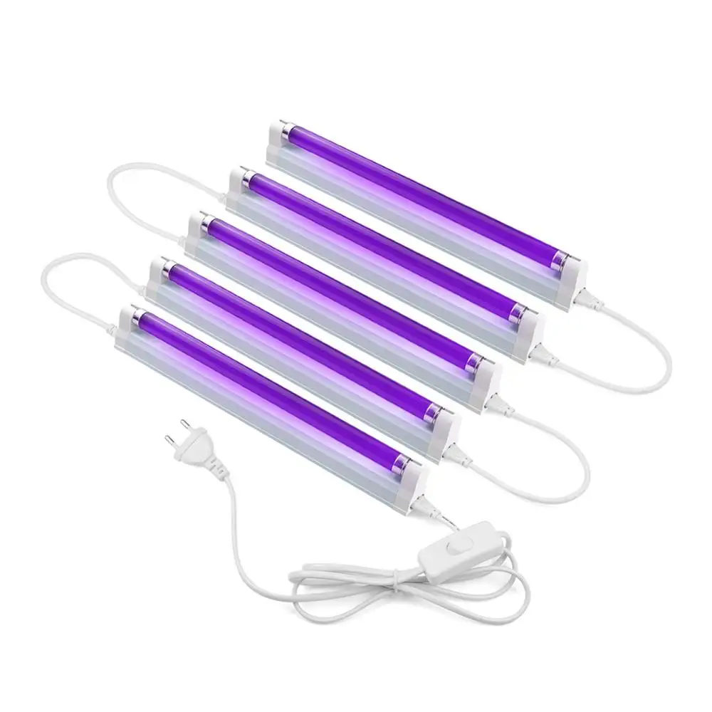 Blacklight Tube T5 Ultraviolet lamp UVA 365nm Blue UV Light Bar BLB Bulb 110V 220V Fluorescent CFL Violet Lamps Detection Stage
Blacklight Tube T5 Ultraviolet lamp UVA 365nm Blue UV Light Bar BLB Bulb 110V 220V Fluorescent CFL Violet Lamps Detection Stage