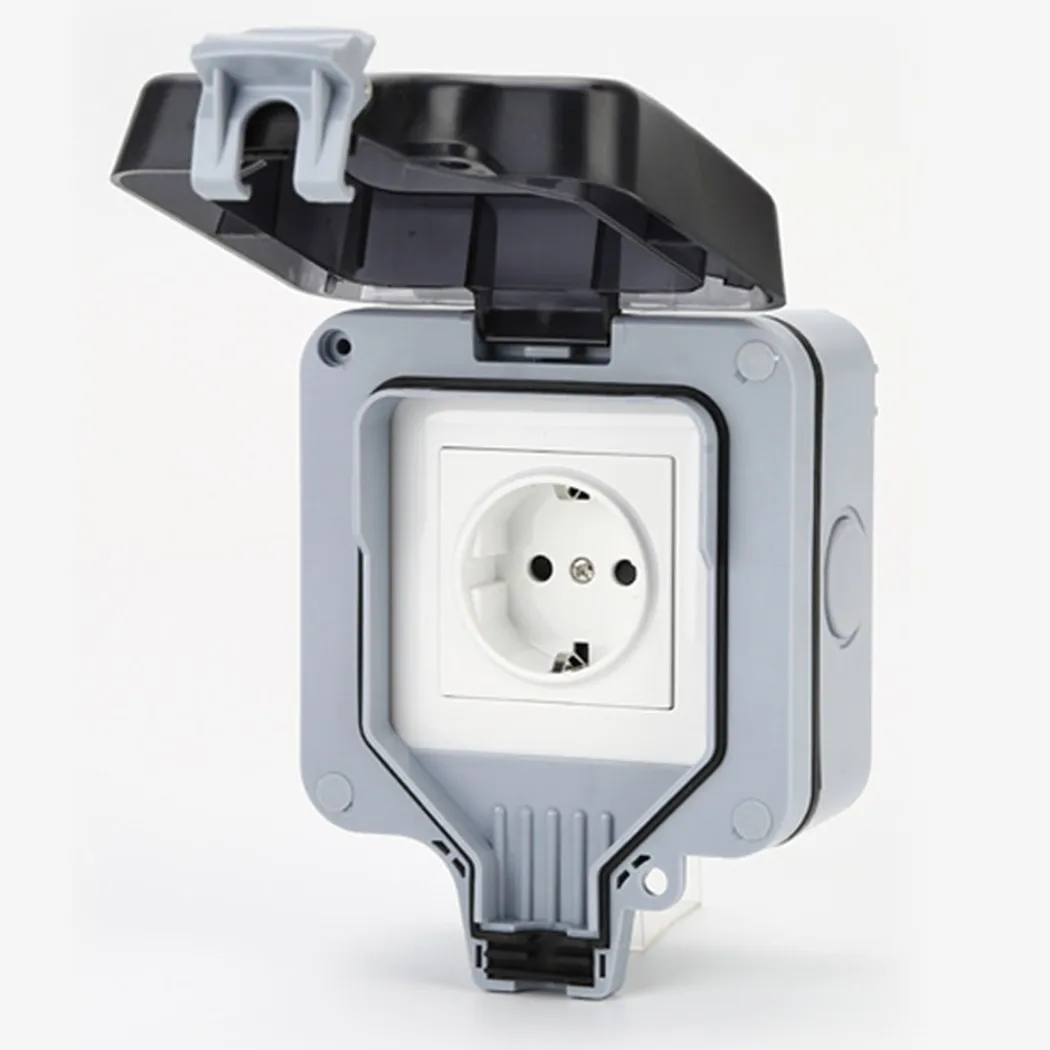 1 Pc IP66 Waterproof Outdoor Wall Power Socket 16A EU Standard Outlet Grounded AC For Power Tool Accessories
1 Pc IP66 Waterproof Outdoor Wall Power Socket 16A EU Standard Outlet Grounded AC For Power Tool Accessories