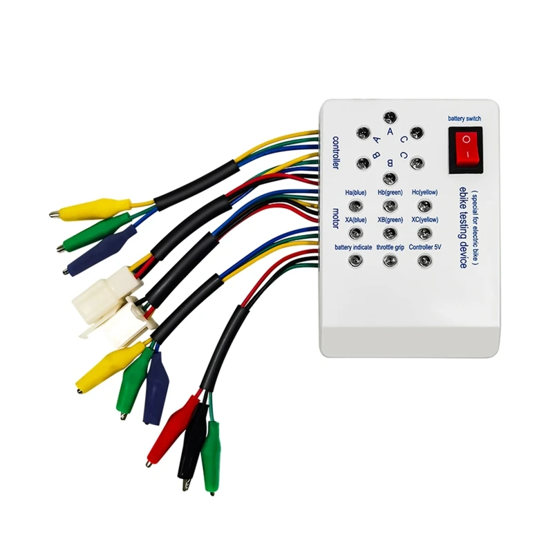 Brushless Motor Controller Tester Electro Car E-bike Scooter 24V/36V/48V/60V/72V Dropship
Brushless Motor Controller Tester Electro Car E-bike Scooter 24V/36V/48V/60V/72V Dropship
