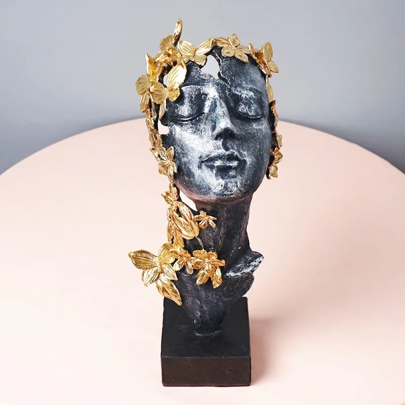 Nordic Creative Home Decor Flower Bow Girl Face Mask Resin Decorative Home Accessories Handicraft Decoration Holiday Gift
Nordic Creative Home Decor Flower Bow Girl Face Mask Resin Decorative Home Accessories Handicraft Decoration Holiday Gift