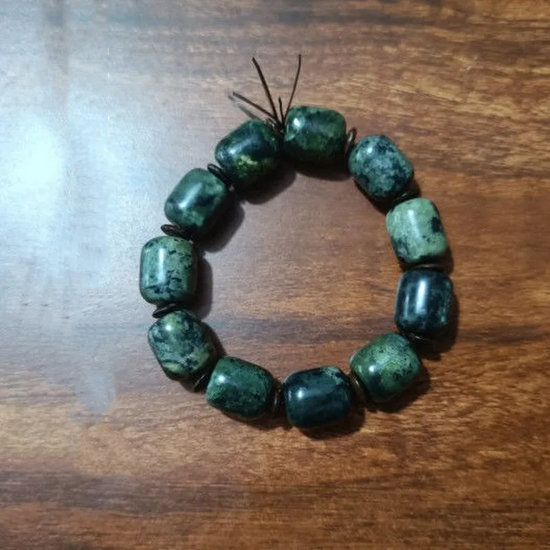 Pure Natural Tibetan Jade Medicine King Stone Bracelet Men's and Women's Beauty and Beauty Wild Bracelet Jewelry
Pure Natural Tibetan Jade Medicine King Stone Bracelet Men's and Women's Beauty and Beauty Wild Bracelet Jewelry
