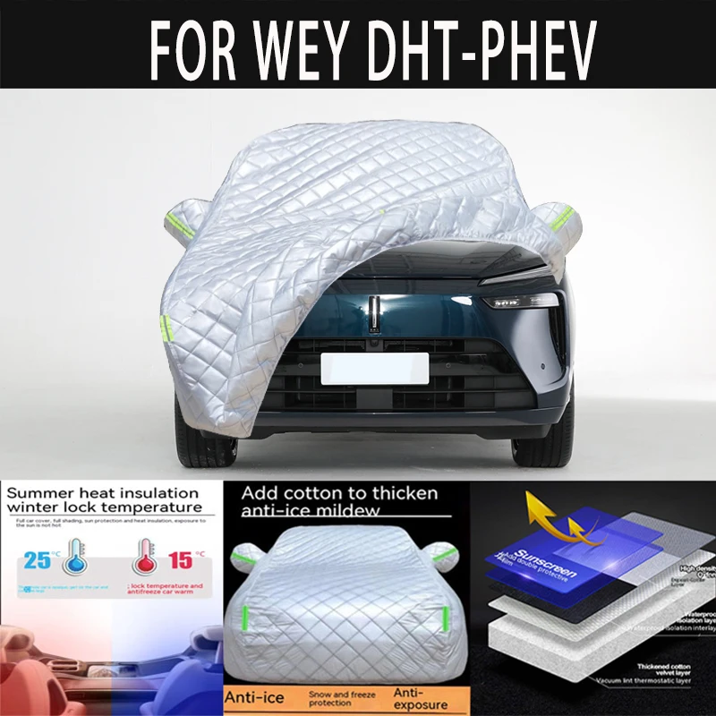 For WEY DHT-PHEV auto hail proof protective cover,snow cover,sunshade,waterproof anddustproof external car accessories
For WEY DHT-PHEV auto hail proof protective cover,snow cover,sunshade,waterproof anddustproof external car accessories