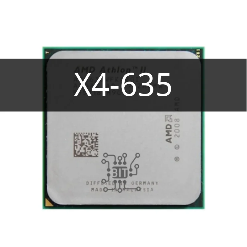 Athlon II X4 635 2.9 GHz Quad-Core CPU Processor ADX635WFK42GI/ADX635WFK42GM Socket AM3 
Athlon II X4 635 2.9 GHz Quad-Core CPU Processor ADX635WFK42GI/ADX635WFK42GM Socket AM3
