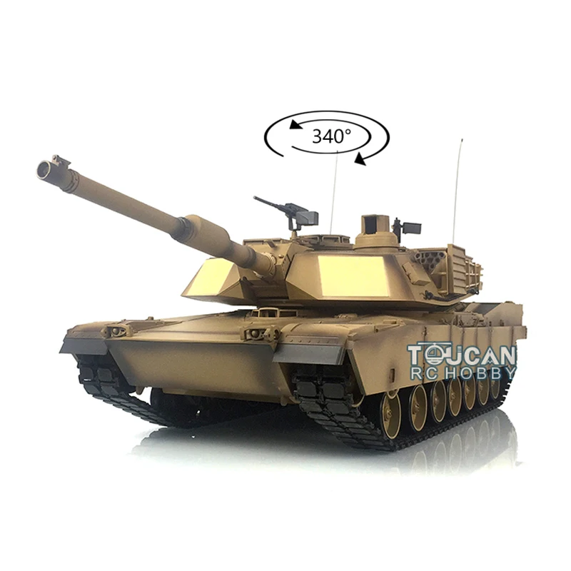 

2.4Ghz Henglong 1/16 Scale 7.0 Plastic Ver M1A2 Abrams RTR RC Tank 3918 Model BBs Airsoft Smoke Effect TH17788-SMT7