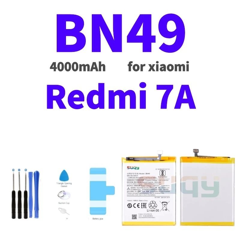 Аккумулятор для телефона 4000 мАч BN49 для xiaomi Redmi 7A, батарея для Redmi 7A, Сменный аккумулятор для Redmi 7A, аккумулятор для Redmi 7A
Аккумулятор для телефона 4000 мАч BN49 для xiaomi Redmi 7A, батарея для Redmi 7A, Сменный аккумулятор для Redmi 7A, аккумулятор для Redmi 7A