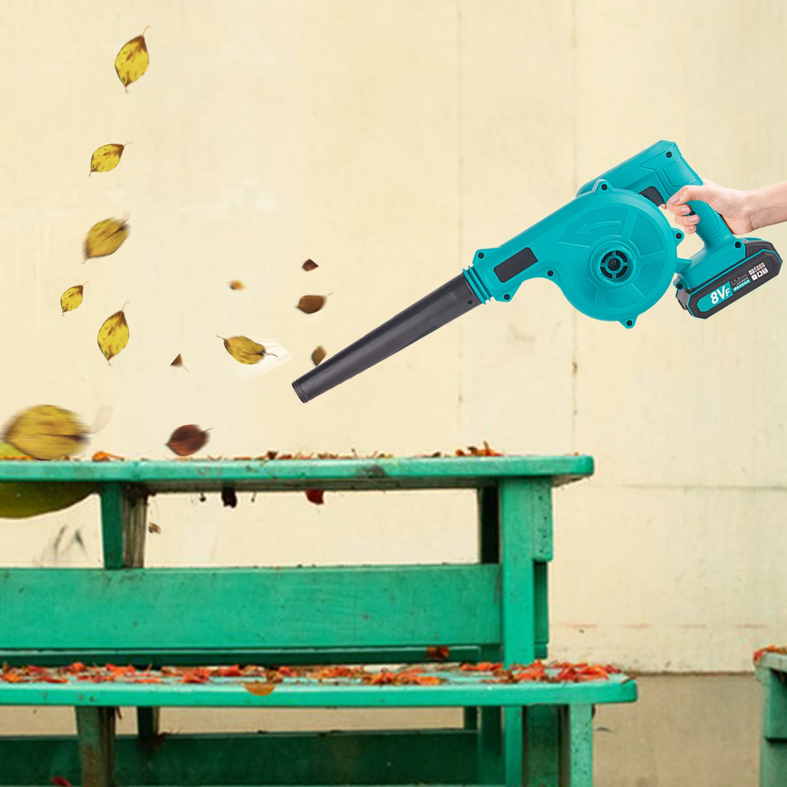 Leaf Blower 48VF Portable Blower For Clean With Antislip Handle Light-duty Blower Extended Jet Nozzle 0-18000-RPM Power Long
Leaf Blower 48VF Portable Blower For Clean With Antislip Handle Light-duty Blower Extended Jet Nozzle 0-18000-RPM Power Long