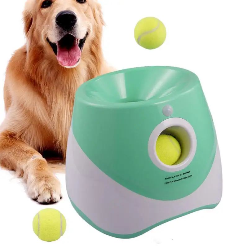 Rechargeable Dog Ball Launcher Throwing Machine Fun Tennis Ball Throwing Game for Small and Medium Size Dogs 3 Balls Included
Rechargeable Dog Ball Launcher Throwing Machine Fun Tennis Ball Throwing Game for Small and Medium Size Dogs 3 Balls Included