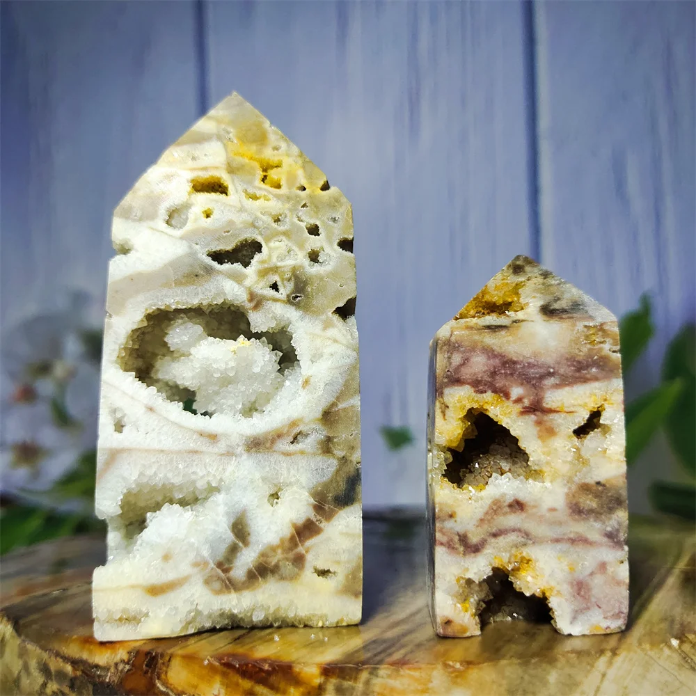 Natural Sphalerite Stone Crystal Column Tower Mineral Specimens Energy Reiki Healing Spiritual Meditation Home Decoration
Natural Sphalerite Stone Crystal Column Tower Mineral Specimens Energy Reiki Healing Spiritual Meditation Home Decoration