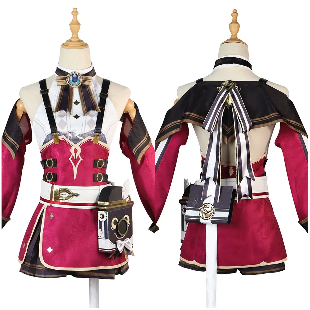 Charlotte Cosplay Costume Game Genshin Impact Girls Dress Fantastic Role Play Outfits Halloween Carnival Party Disguise Clothing
Charlotte Cosplay Costume Game Genshin Impact Girls Dress Fantastic Role Play Outfits Halloween Carnival Party Disguise Clothing