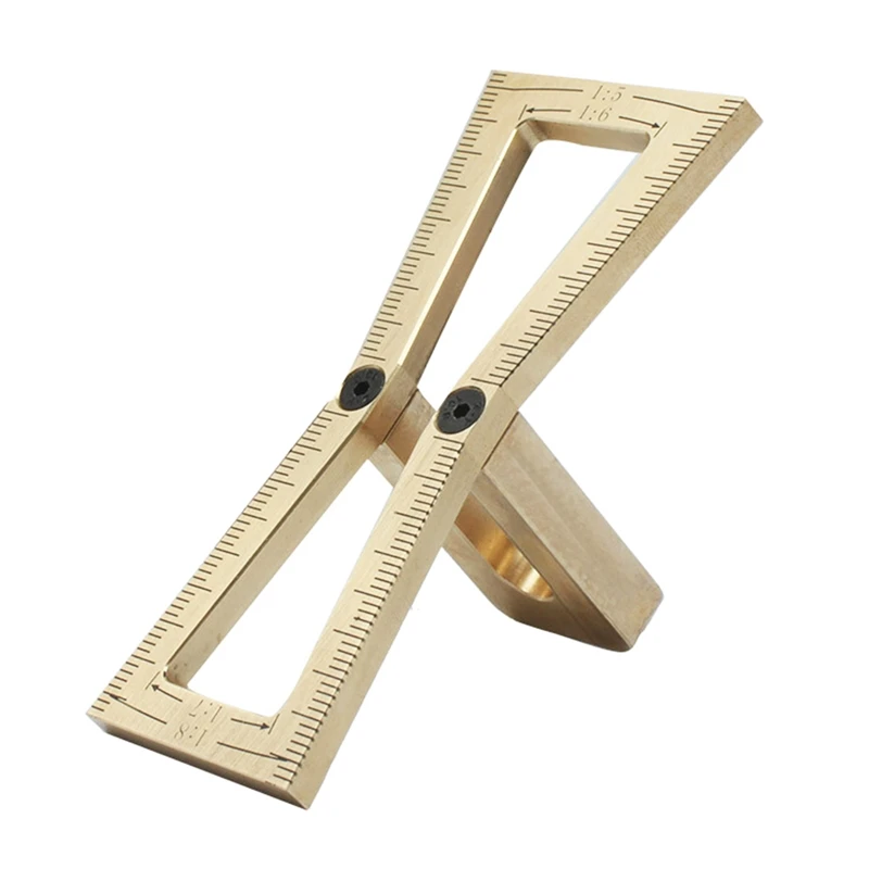 Dovetail Marker 1:5&1:6&1:7&1:8 Dovetail Gauge Guide Template For Hand Cut Wood Joints Slopes Marking Carpentry Tools
Dovetail Marker 1:5&1:6&1:7&1:8 Dovetail Gauge Guide Template For Hand Cut Wood Joints Slopes Marking Carpentry Tools