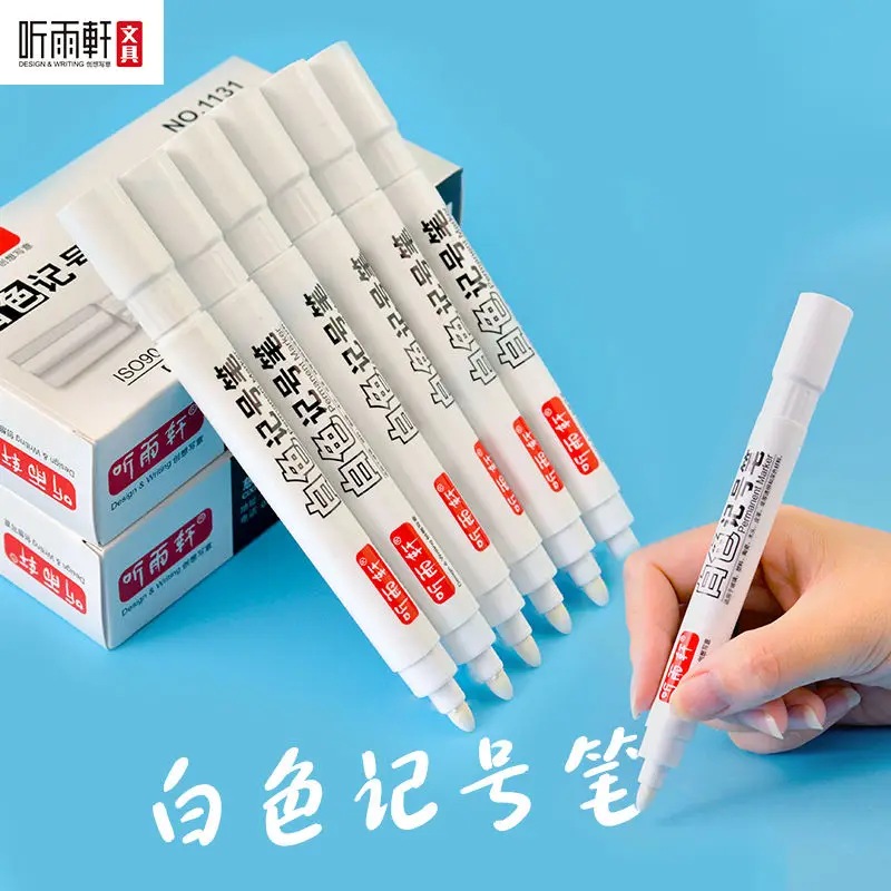 3/6Pcs Oily Waterproof White Marker Pen Permanent Paint Pen Graffiti Pens Painting,Tyre Tread Environmental Pen Art Supplies
3/6Pcs Oily Waterproof White Marker Pen Permanent Paint Pen Graffiti Pens Painting,Tyre Tread Environmental Pen Art Supplies