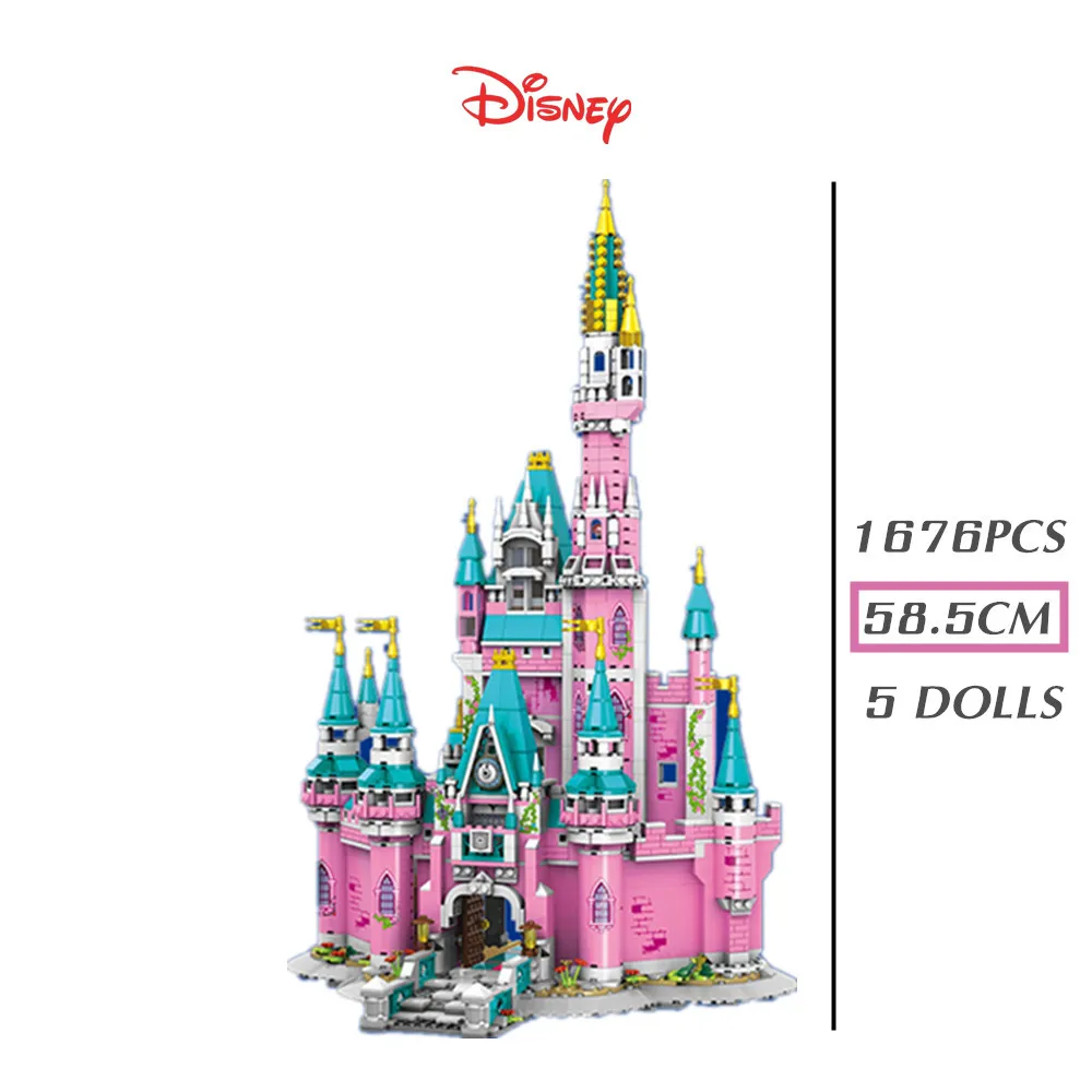 New 1676PCS Disney Castle Mickey Minnie Donald Duck Fairy Princess Friends Girls Building Blocks Bricks Toys Kid Gift
New 1676PCS Disney Castle Mickey Minnie Donald Duck Fairy Princess Friends Girls Building Blocks Bricks Toys Kid Gift