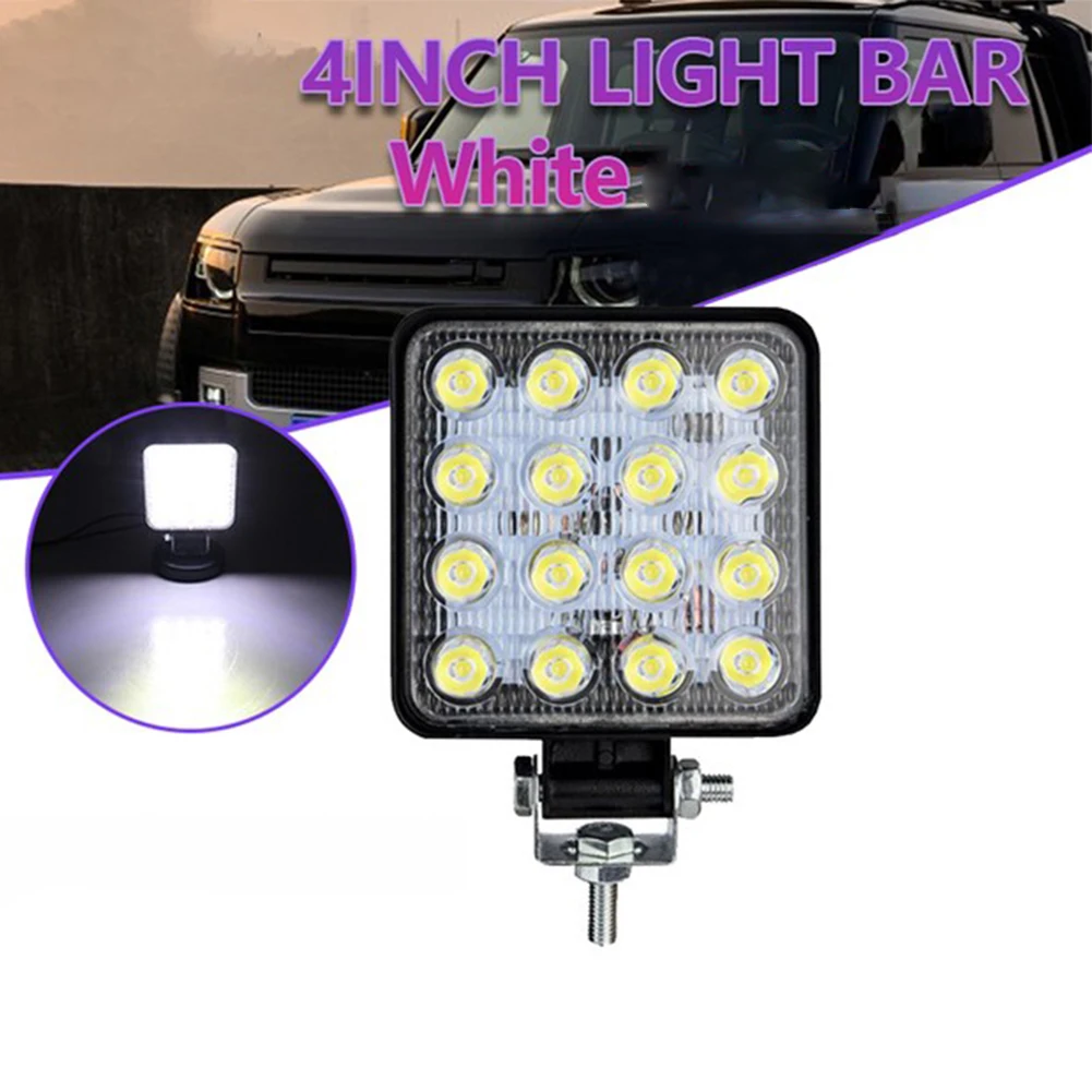 LED Work Lamp 12-24V DC 16pcs LED 6000K IP67 Stainless Steel OffRoad Tractor Bright Convenient Easy To Install
LED Work Lamp 12-24V DC 16pcs LED 6000K IP67 Stainless Steel OffRoad Tractor Bright Convenient Easy To Install