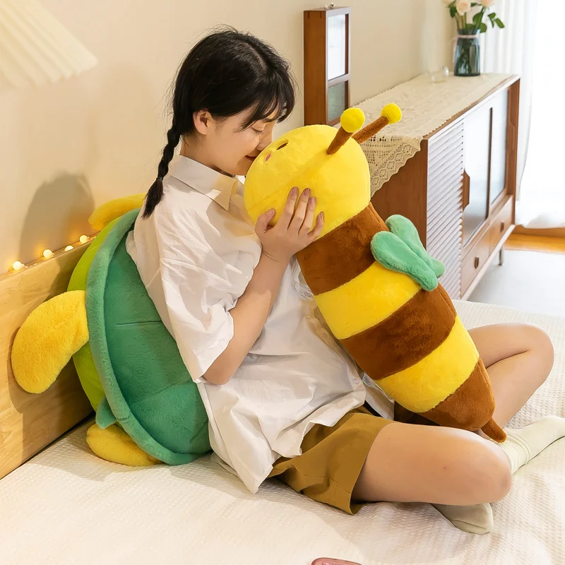 40-75cm Cute Plush Bee Tortoise Creative Toy Stuffed Soft Plushie Removable Bee Sea Turtle Pillow Doll Toys for Kids Girl Gift
40-75cm Cute Plush Bee Tortoise Creative Toy Stuffed Soft Plushie Removable Bee Sea Turtle Pillow Doll Toys for Kids Girl Gift