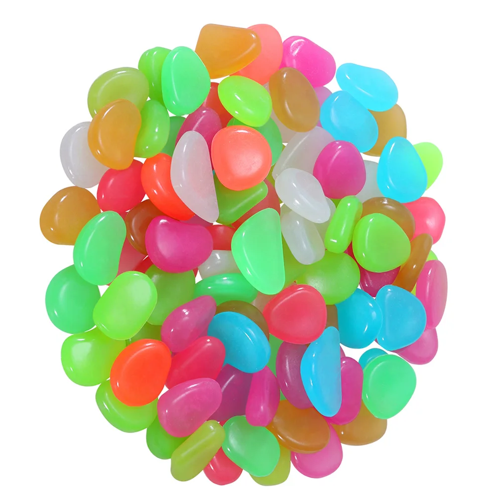 400pcs Luminous Stones Glow in The Dark Garden Pebbles Rocks Fish Tank Decor
400pcs Luminous Stones Glow in The Dark Garden Pebbles Rocks Fish Tank Decor