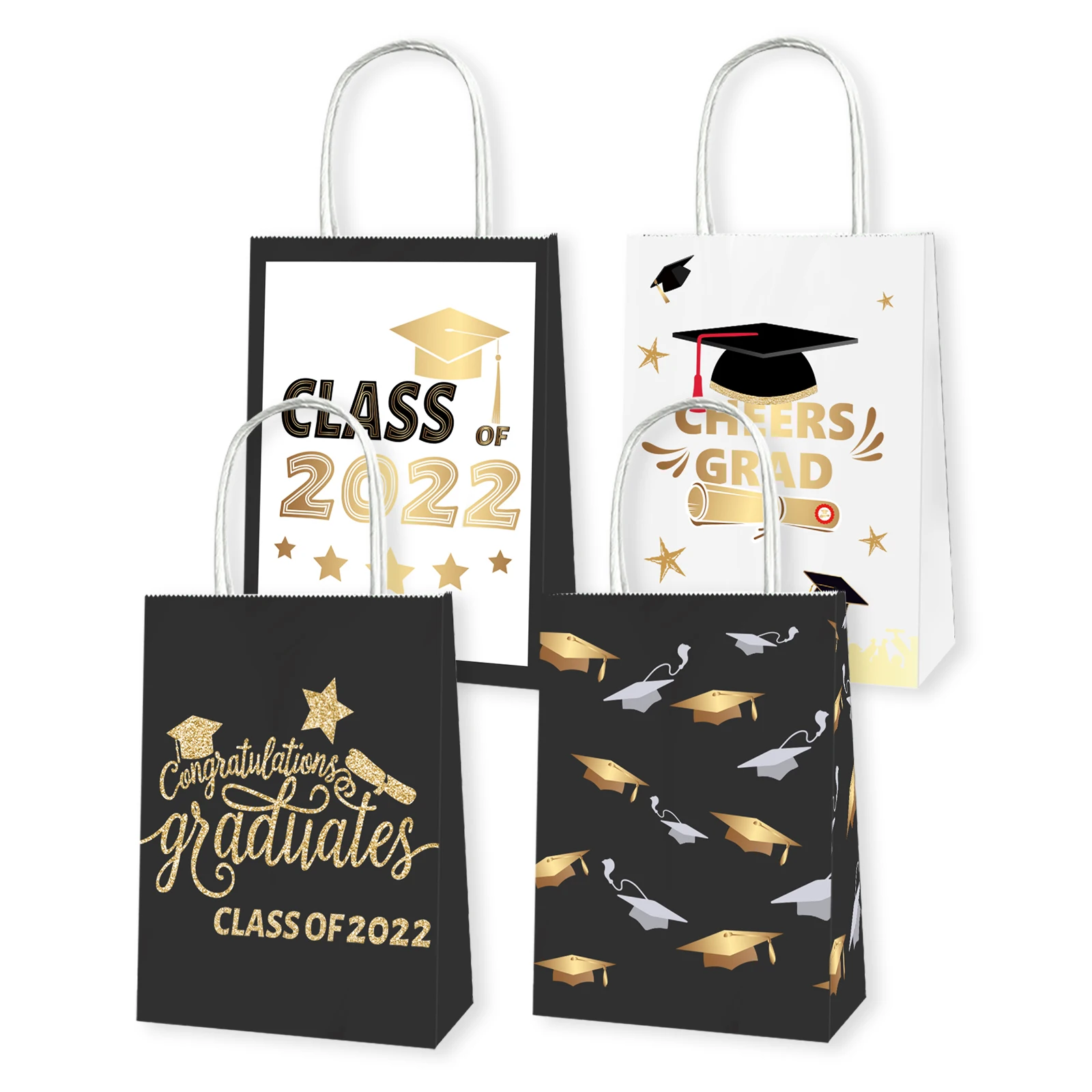 BD075 12Pcs 2022 School Graduation Congrats Grad Happy Birthday Party Portable Packing Paper Tote Gift Bags Party Decorations
BD075 12Pcs 2022 School Graduation Congrats Grad Happy Birthday Party Portable Packing Paper Tote Gift Bags Party Decorations