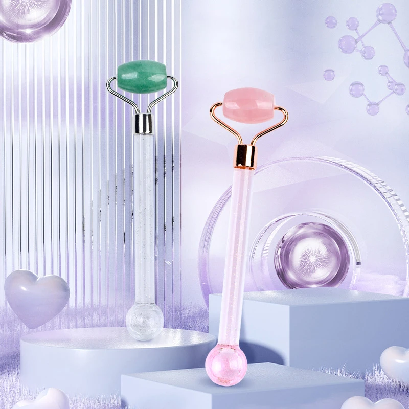 Jade Roller Ice Wave Ball Two-In-One Face Eye Massage Instrument Beauty Massager Skin Care Cryo Sticks Tool Daily Beauty
Jade Roller Ice Wave Ball Two-In-One Face Eye Massage Instrument Beauty Massager Skin Care Cryo Sticks Tool Daily Beauty