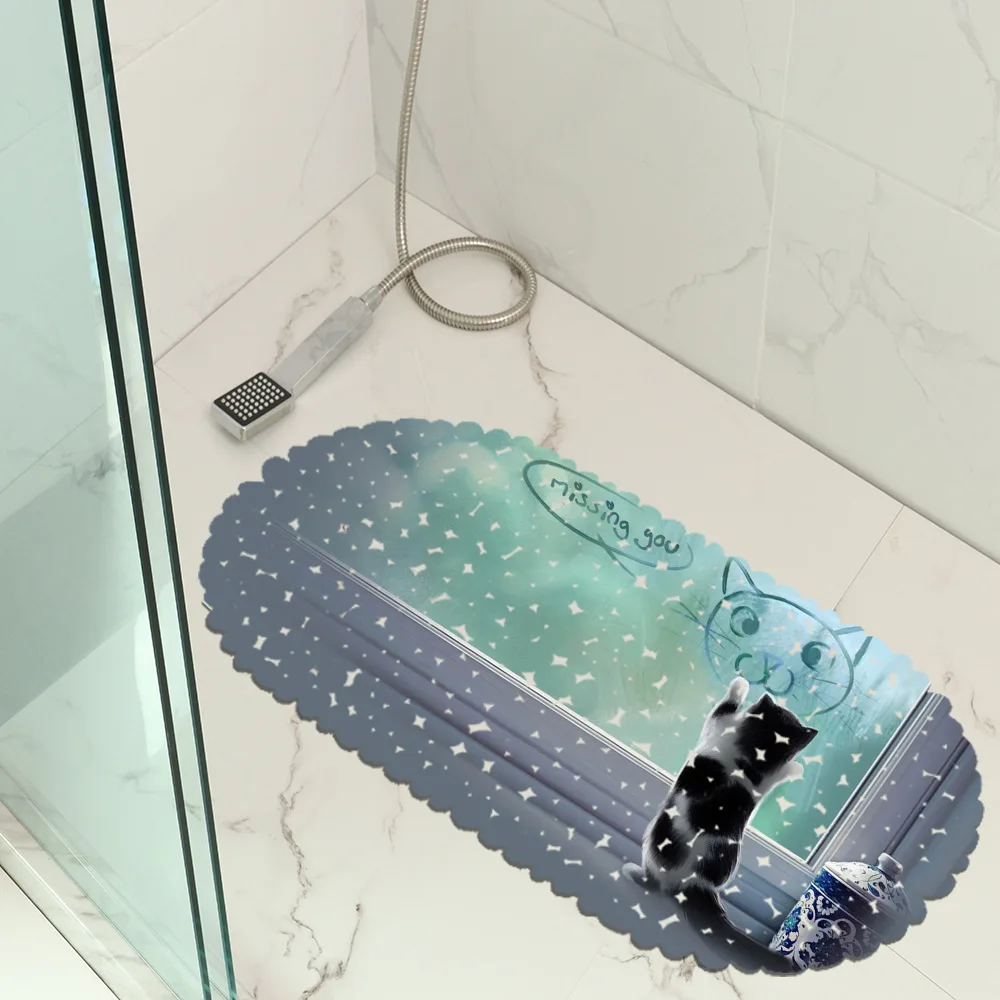8 Kinds Cute Cat Pattern PVC Anti-skid Bath Mats Soft Shower Bathroom Massage Mat Suction Cup Non-slip Bathtub Carpet 35x70cm
8 Kinds Cute Cat Pattern PVC Anti-skid Bath Mats Soft Shower Bathroom Massage Mat Suction Cup Non-slip Bathtub Carpet 35x70cm