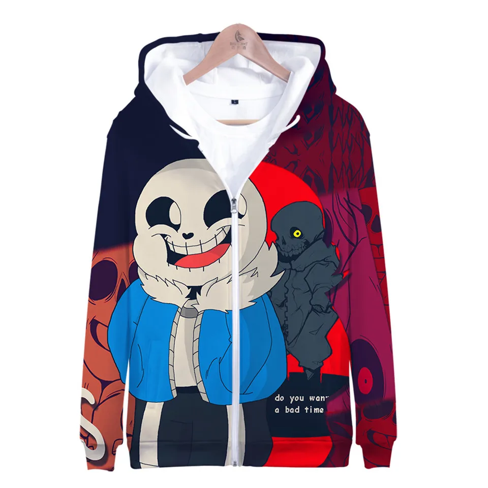 Sans Undertale 3D Print Zipper Hoodies Cool Fashion Men/Womens Long Sleeve Hoodie Sweatshirt Casual Cosplay kids Jackets
Sans Undertale 3D Print Zipper Hoodies Cool Fashion Men/Womens Long Sleeve Hoodie Sweatshirt Casual Cosplay kids Jackets