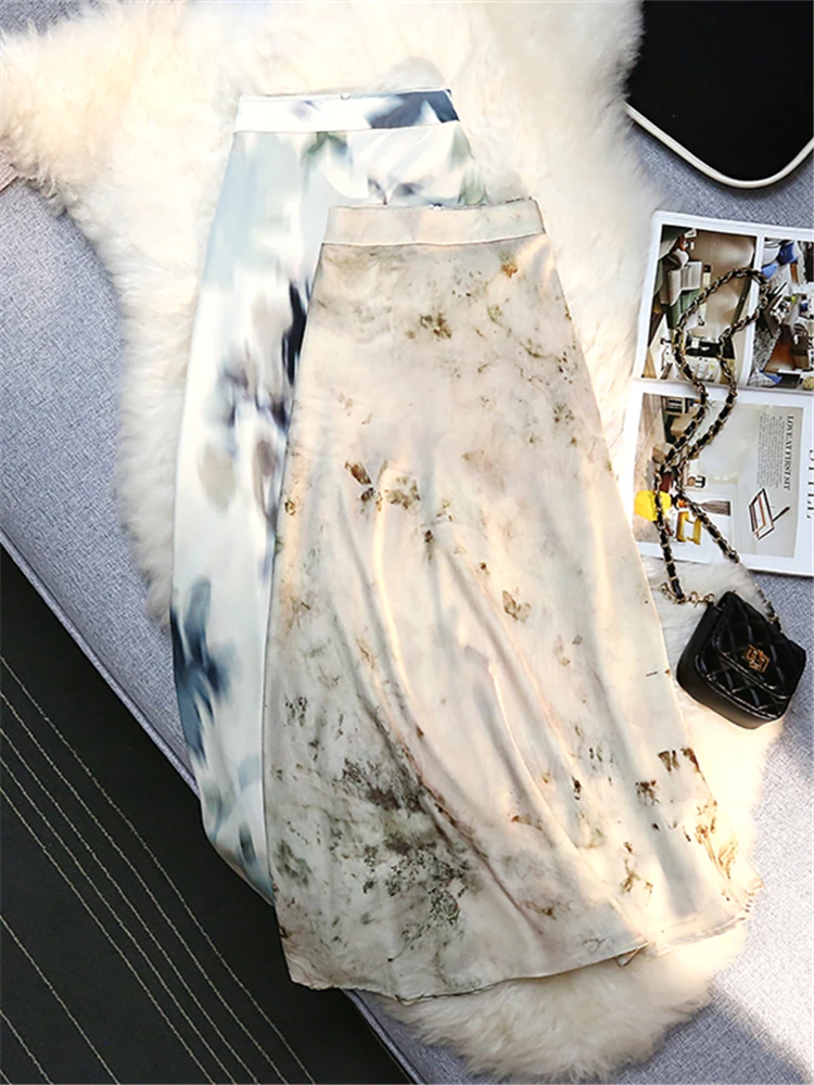 Ink Printing A-Line Skirts Female 2023 Tulle Midi Length Women Skirts High Waist Loose Umbrella Skirts Ladies Spring Summer
Ink Printing A-Line Skirts Female 2023 Tulle Midi Length Women Skirts High Waist Loose Umbrella Skirts Ladies Spring Summer