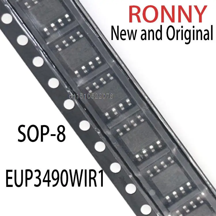 1 шт. Новый и оригинальный EUP3490 P3490 sop-8 EUP3490WIR1 
1 шт. Новый и оригинальный EUP3490 P3490 sop-8 EUP3490WIR1