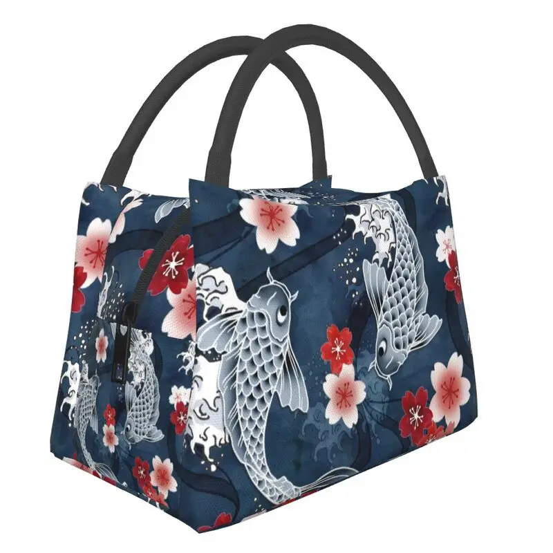 Koi Sakura Blossom Resuable Lunch Boxes Women Leakproof Japanese Flowers Carp Fish Thermal Cooler Food Insulated Lunch Bag
Koi Sakura Blossom Resuable Lunch Boxes Women Leakproof Japanese Flowers Carp Fish Thermal Cooler Food Insulated Lunch Bag