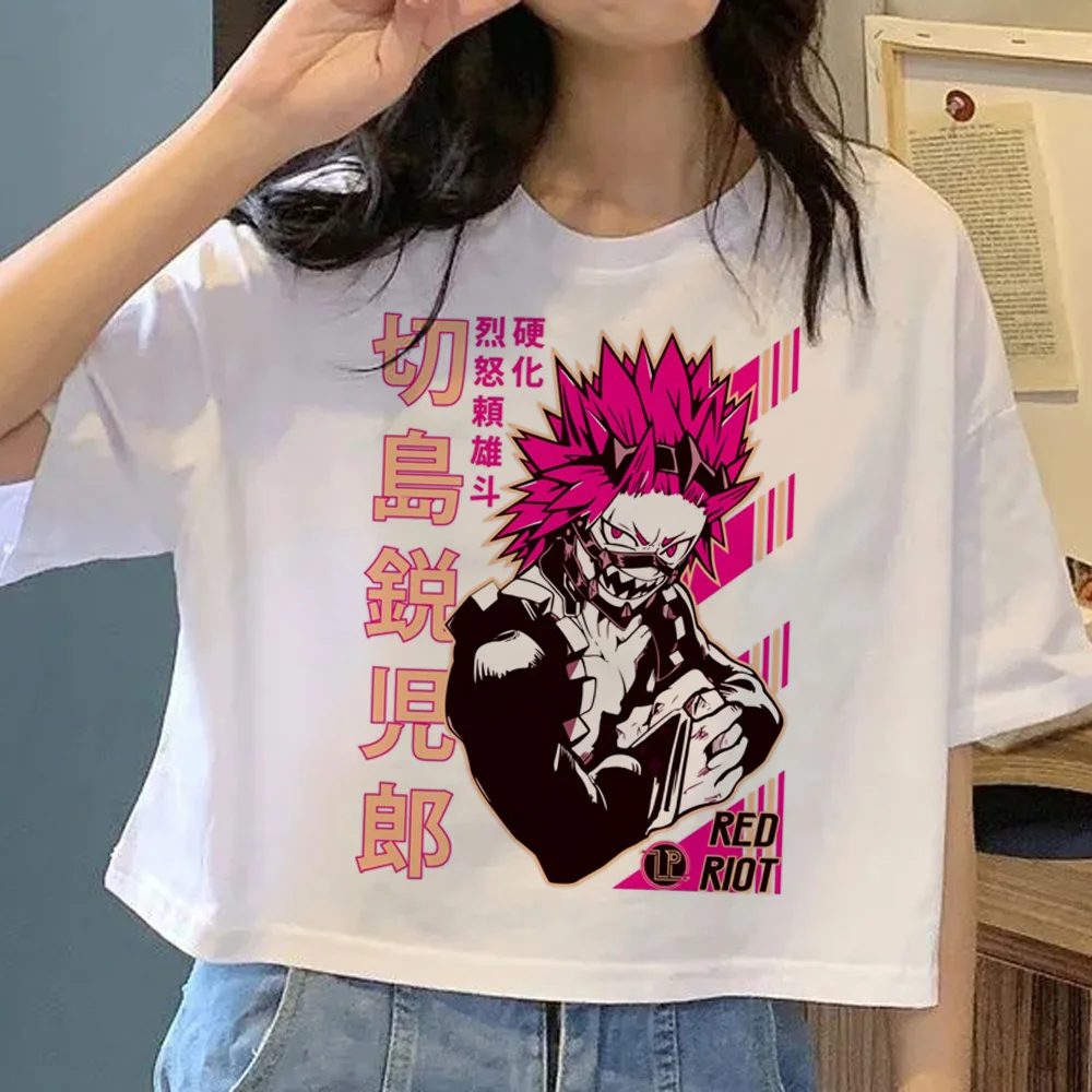 Топ моя геройская академия, женская футболка Манга, Женская комиксная одежда
Топ моя геройская академия, женская футболка Манга, Женская комиксная одежда