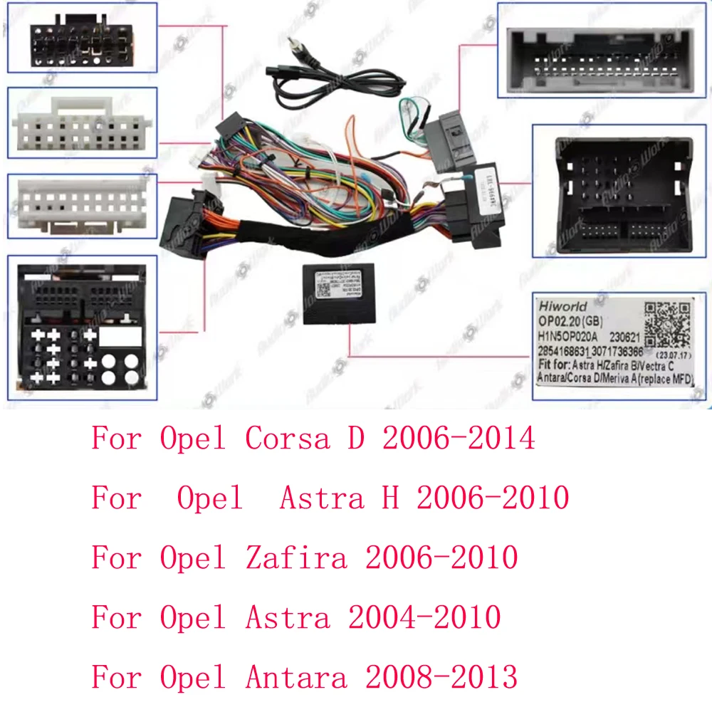 16-контактный автомобильный кабель, адаптер коробки Canbus для Opel Corsa D Astra H Zafira Astra Antara
16-контактный автомобильный кабель, адаптер коробки Canbus для Opel Corsa D Astra H Zafira Astra Antara