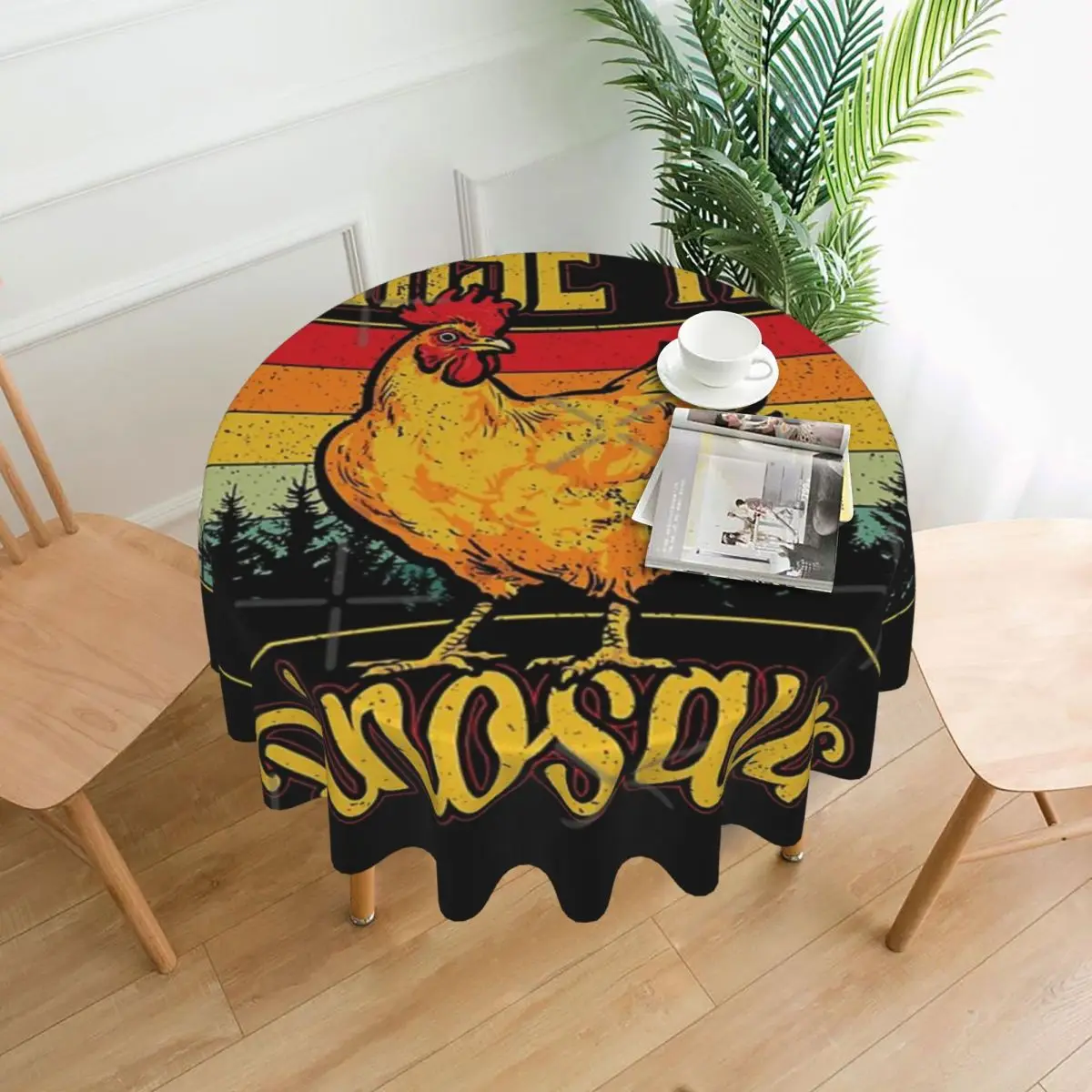 I Raise Tiny Dinosaur Chicken Tablecloth 60in Round 152cm Soft Protecting Table Festive Decor
I Raise Tiny Dinosaur Chicken Tablecloth 60in Round 152cm Soft Protecting Table Festive Decor