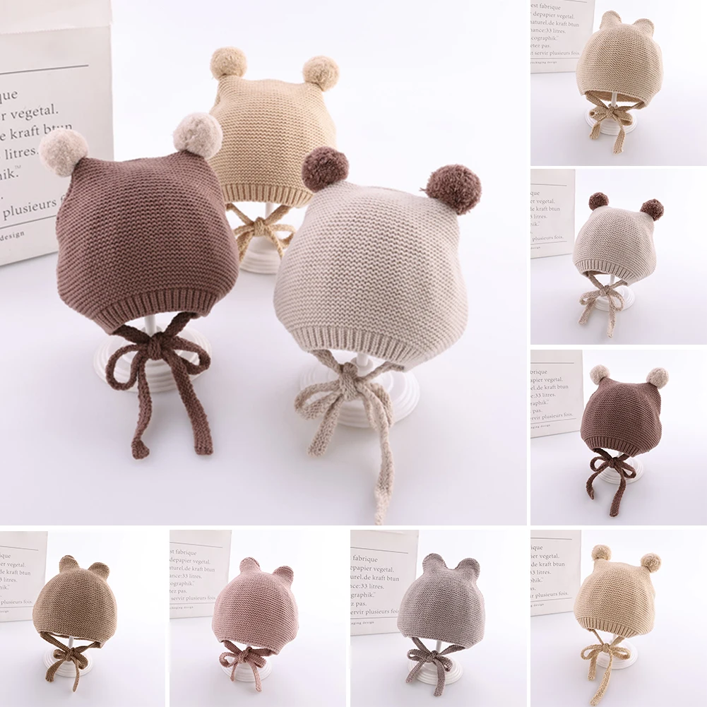 Winter Baby Boy Girl Hat Cute Ear Protection Knitted Baby Cap Outdoor Warm Kids Children Beanie Bonnet Hat With Ears
Winter Baby Boy Girl Hat Cute Ear Protection Knitted Baby Cap Outdoor Warm Kids Children Beanie Bonnet Hat With Ears