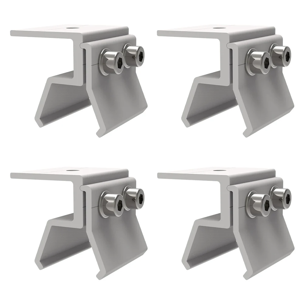 Enjoy Hassle free Solar Installations with 1/4Pcs Standing Seam Clamp Kit Aluminium and Stainless Steel Material
Enjoy Hassle free Solar Installations with 1/4Pcs Standing Seam Clamp Kit Aluminium and Stainless Steel Material