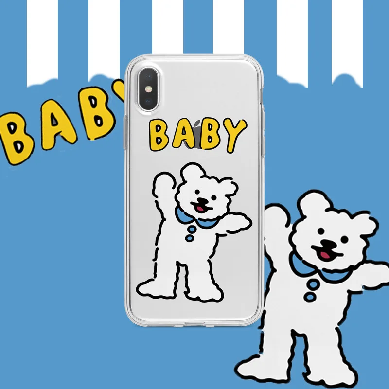 New INS Cute baby animal dog clear Phone Case For iPhone 13 11 12 Pro Max 12mini 7 8 Plus X XR XSMax Cartoon Silicone Soft Cover
New INS Cute baby animal dog clear Phone Case For iPhone 13 11 12 Pro Max 12mini 7 8 Plus X XR XSMax Cartoon Silicone Soft Cover