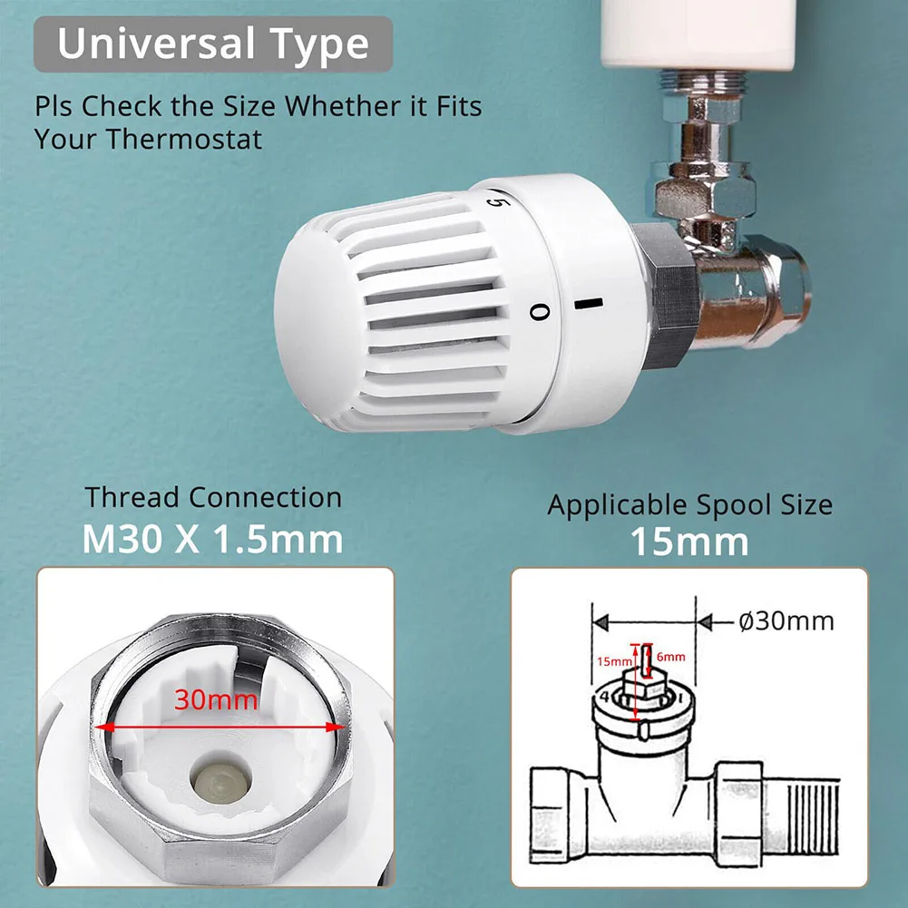 For M30 X 1.5 Constant Temperature Head Thermostat Thermostatic Valve Brass Galvanized Radiator Thermostatic Head
For M30 X 1.5 Constant Temperature Head Thermostat Thermostatic Valve Brass Galvanized Radiator Thermostatic Head