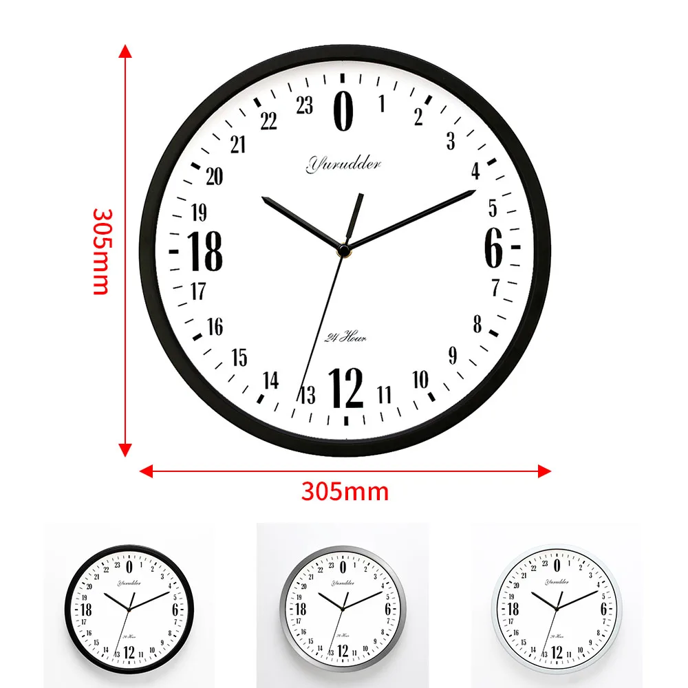 12 Inch Wall Clock Non-Ticking Silent Movement Round Metal Frame Modern Fashion Clock Nordic Hall Home Office Bedroom Decoration
12 Inch Wall Clock Non-Ticking Silent Movement Round Metal Frame Modern Fashion Clock Nordic Hall Home Office Bedroom Decoration