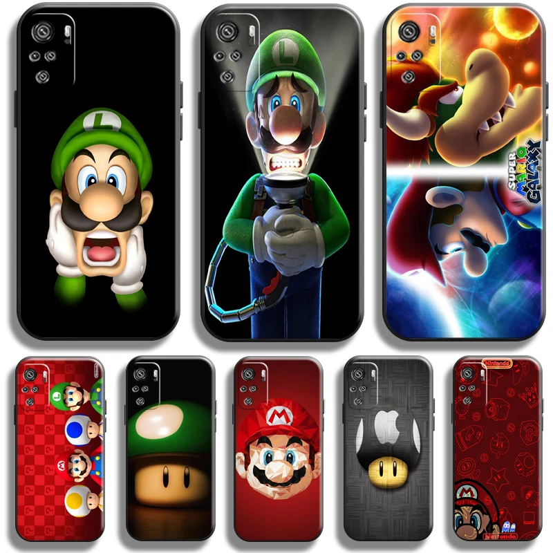 Cute Super Mario Bros Phone Case For Xiaomi Redmi Note 10 10S Pro Redmi Note 10 10T 5G Liquid Silicon Coque Silicone Cover TPU
Cute Super Mario Bros Phone Case For Xiaomi Redmi Note 10 10S Pro Redmi Note 10 10T 5G Liquid Silicon Coque Silicone Cover TPU