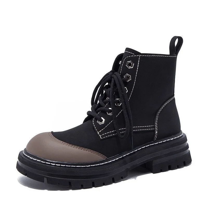 2022 New British Style Women's Boots Round Toe Casual Boots Women Boots Female PU Leather Shoes for Women Winter Boots
2022 New British Style Women's Boots Round Toe Casual Boots Women Boots Female PU Leather Shoes for Women Winter Boots