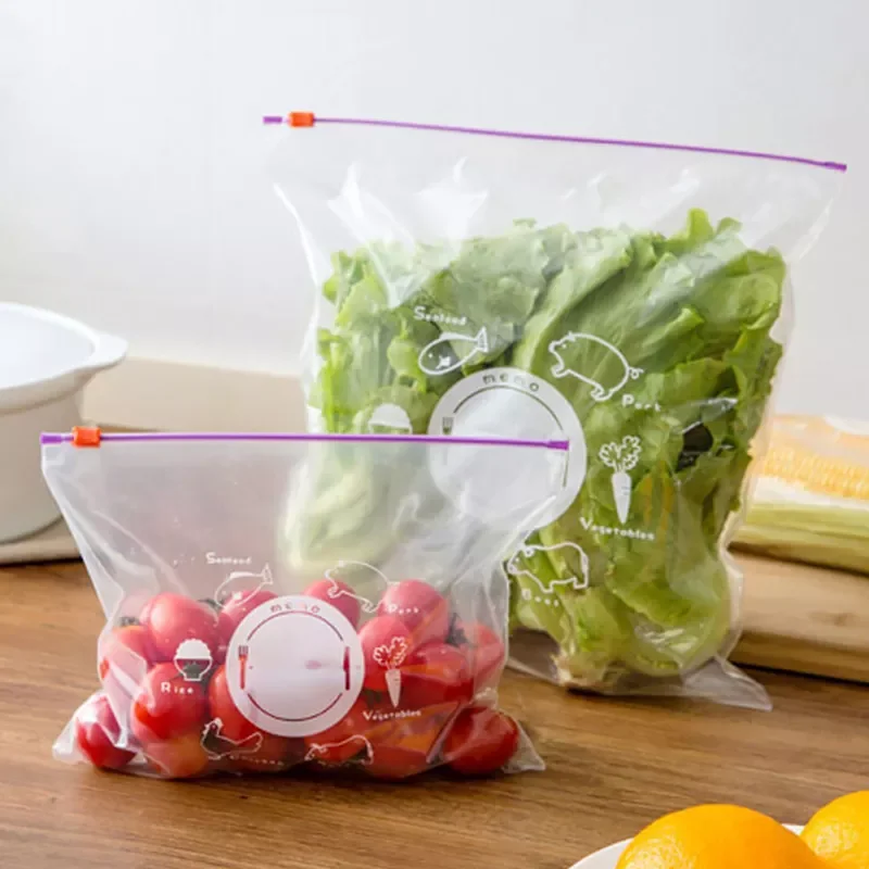 20pcs /Set Food Ziplock Bag Reusable Fresh Zipper Bags Freezing Heating Storage Bag Kitchen Preservative Sealed Bag Accessories
20pcs /Set Food Ziplock Bag Reusable Fresh Zipper Bags Freezing Heating Storage Bag Kitchen Preservative Sealed Bag Accessories